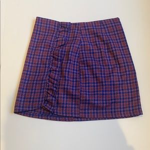 TOPSHOP PLAID SKIRT